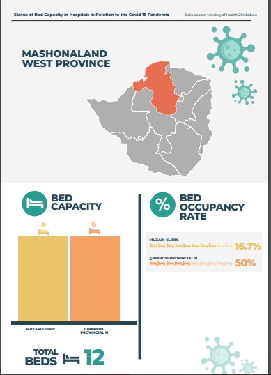 Statistics of COVID-19 hospital beds