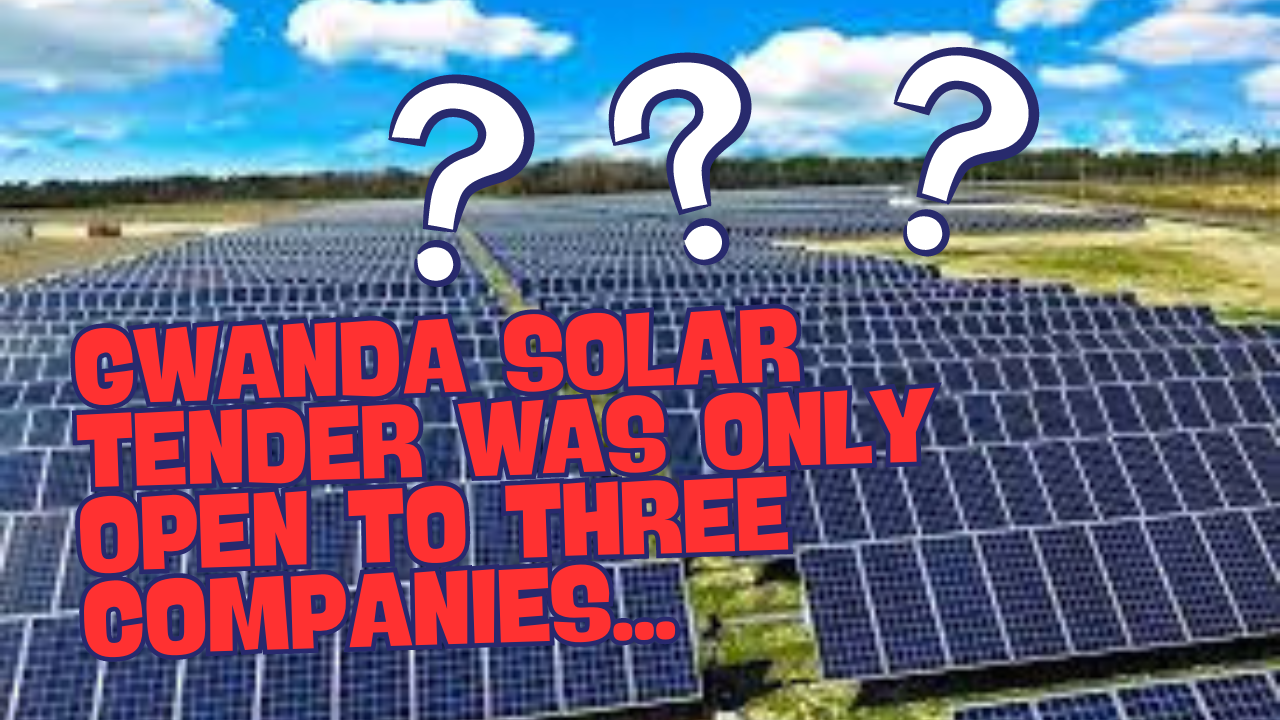 The Gwanda Solar project tender was only open to three companies [#THROWBACK2018 VIDEO]
