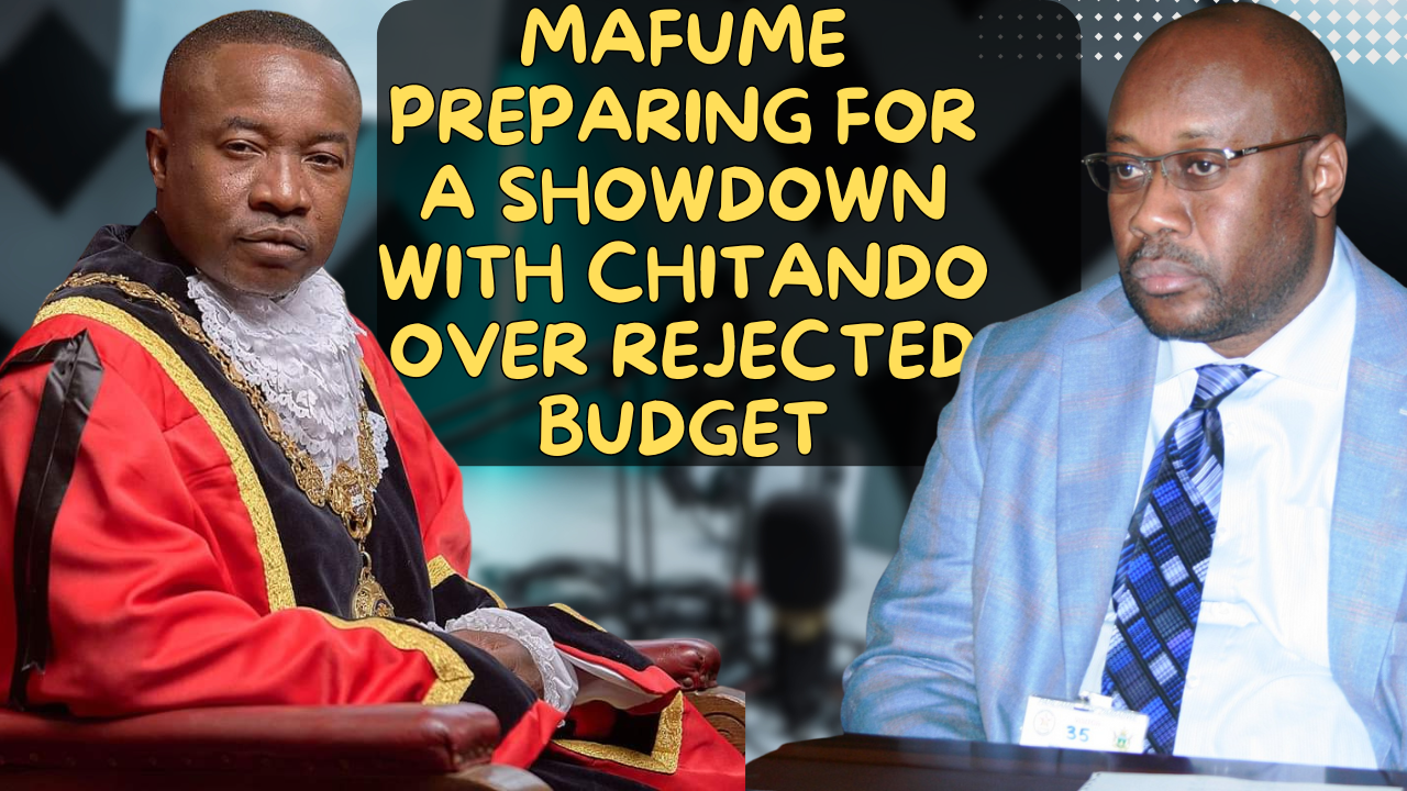 Harare Mayor Jacob Mafume preparing for a showdown with Minister Chitando over rejected Harare budget
