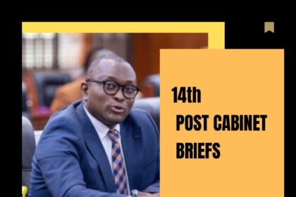 14th Post Cabinet Briefs: 14 May 2024 [Download]