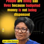 People are living sad lives because budgeted money is not being dispensed